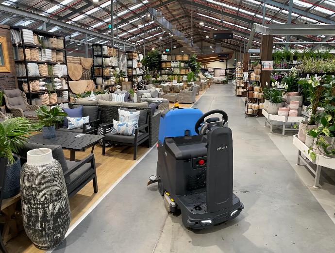 We supply equipment for all industries and applications. Photo of: retail garden center. Capital-Equipment-Hire-Fimap-Scrubber-Rental-Machine