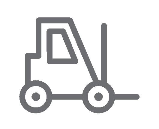logistics forklift icon by joeartcon from the Noun Project