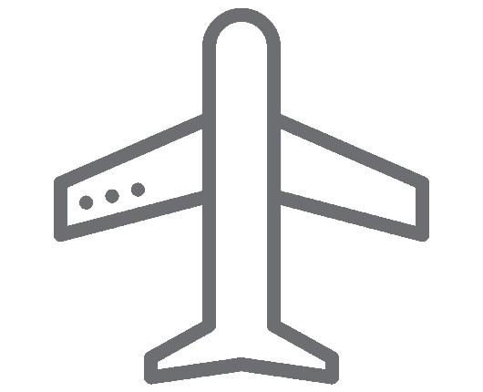 Airplane icon by Misbahul Munir from the Noun Project