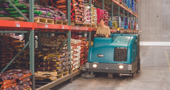 Scrubbers for warehouse and manufacturing industry