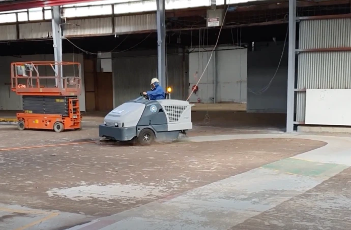 Floor Sweeper Hazardous Dust