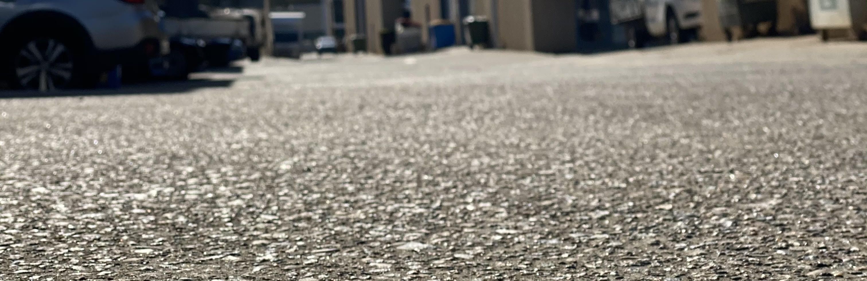 Car Park Pebble Road Material