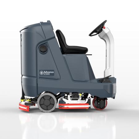 Nilfisk SC5000 Ride-On Scrubber Side