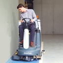 BR855 battery powered Ride-On Scrubber Dryer