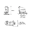 EMx Floor Scrubber Dimension