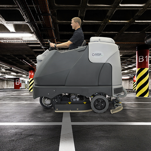 Nilfisk SC6500 Ride-On Scrubber Dryer - Disk