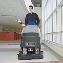 SC800 Walk Behind Cylindrical Scrubber Dryer-in-operation
