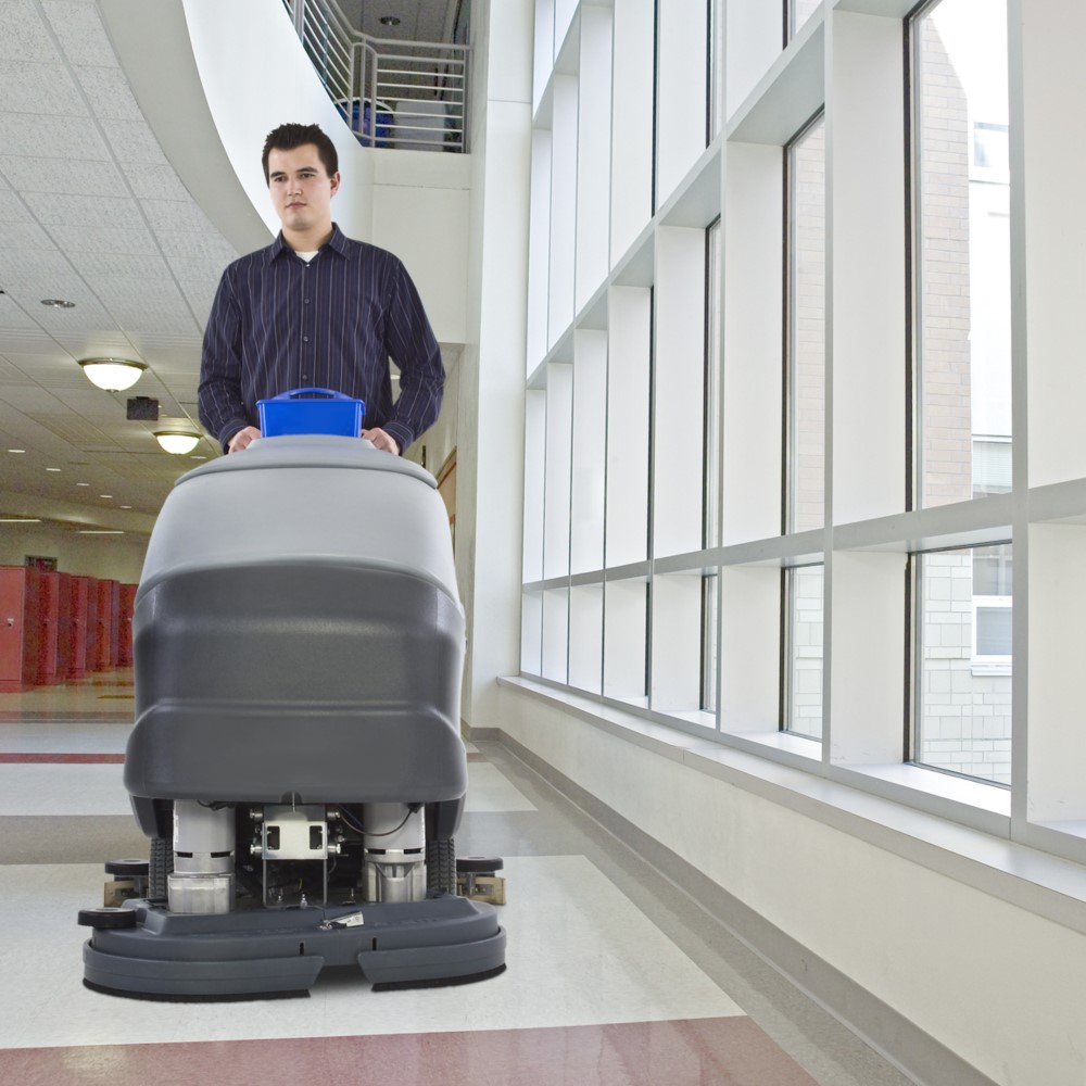 Hire SC800 Walk-Behind Scrubber Dryer