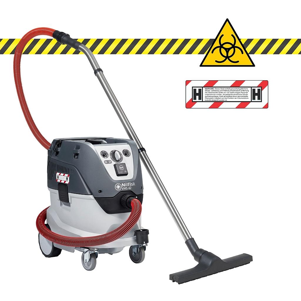 [107412169DOP] VHS42 40L Wet & Dry Vacuum H Class (H-Class with DOP testing)