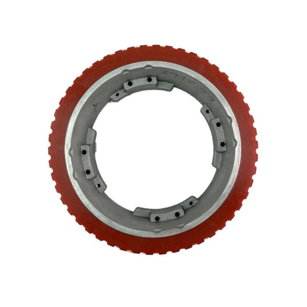 Red Solid Tire, 250mm X 90mm