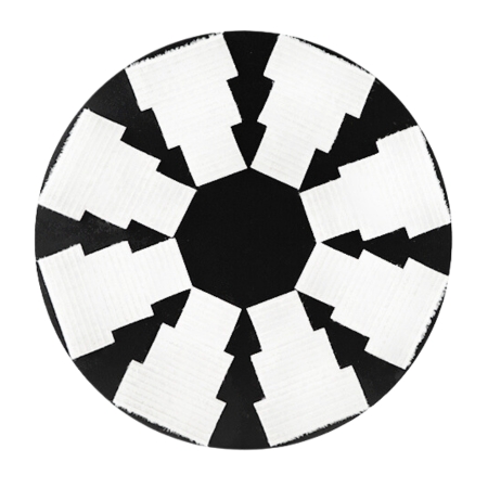 [120.0729.0] 17"/432mm Dia, Scrub Brush Carpet/Hard Floor