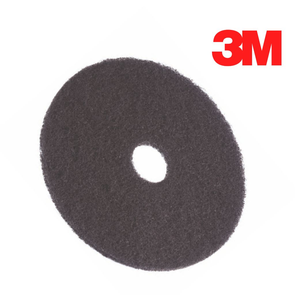 [3M17BK] 430mm Black Cleaning Pad (17") 3M