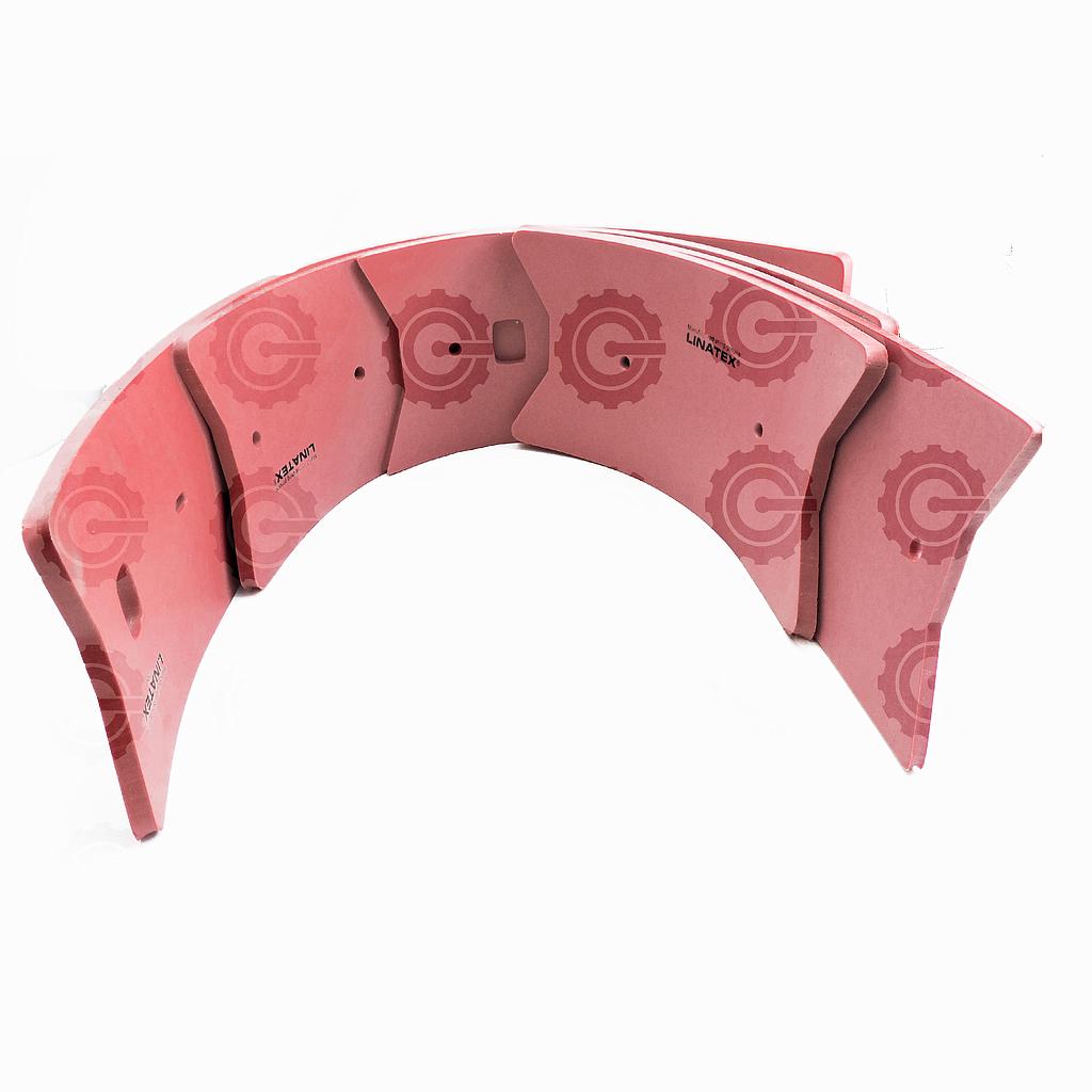 [56413768] Side Skirt Blade Kit, Red Gum 40D (Disc Machines)
