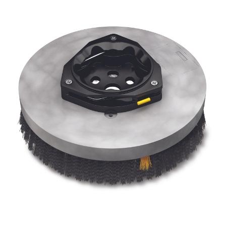 [1220236] 16"/406mm Dia, Scrub Brush, Disc - HD Polypropylene