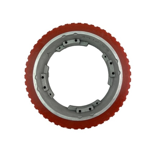 [391259] Vr, Tire, Solid, 250mm X 90mm Red