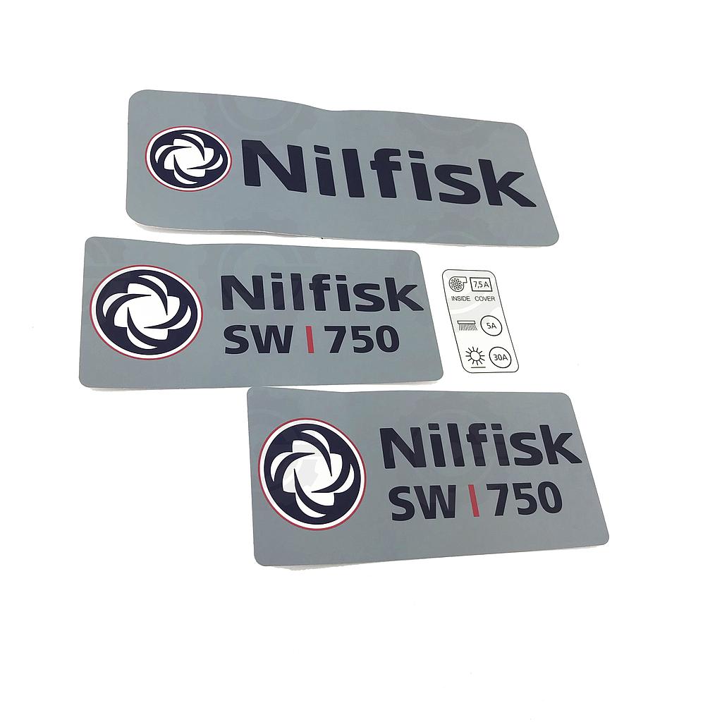 Buy Nilfisk Decals SW750 Kit | 1463979000